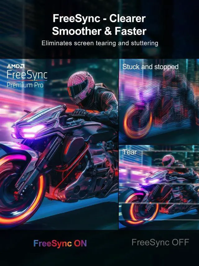 Alt view image 5 of 7 - Portable Monitor 18.5 inch 120HZ 100% sRGB 1080P with VESA & Stand 180° Adjustable Ultra-Slim & Lightweight Frameless FHD FreeSync IPS HDR Gaming Display, Travel Second Monitor for Laptop