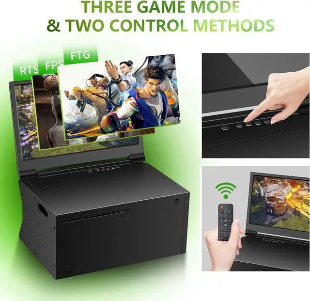 Alt view image 4 of 6 - 14 Portable Monitor for Xbox Series X 4K Portable Gaming Monitor IPS Screen for Xbox Series Xnot Included with Two HDMI, HDR, Freesync Game Mode Travel (14&4K for Xbox Series X)