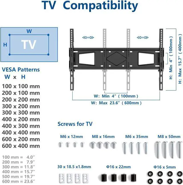 Alt view image 7 of 7 - Rfiver Swivel Wood TV Stand with Mount for 32-70 Inch Flat Screen TVs, Entertainment Center with 4-Shelf Storage Cabinet for Media Console, Universal Floor TV Stand Cabinet for Home, Rustic Oak