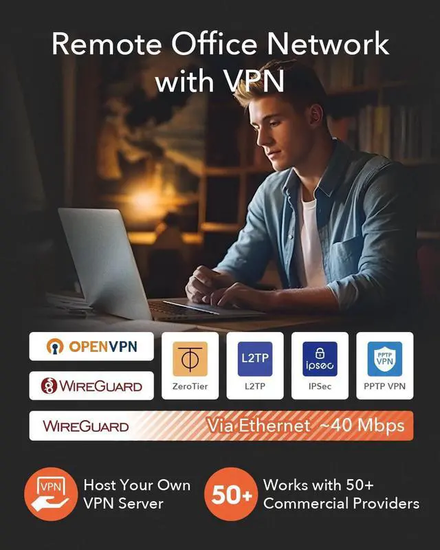 Alt view image 3 of 7 - Cudy AC1200 Pocket-Sized Wi-Fi Travel Router, Extender/Repeater for Hotel&Public Network, WISP, VPN Client and Server, USB,TR1200