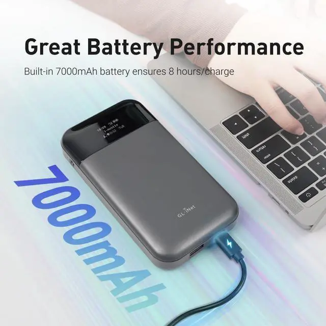 Alt view image 3 of 7 - GL-E750V2 (MUDI) 4G LTE Portable Wi-Fi Hotspot for Travel | Mobile Hotspot Device, OpenWrt, OpenVPN, WireGuard, 7000mAh, Global Version