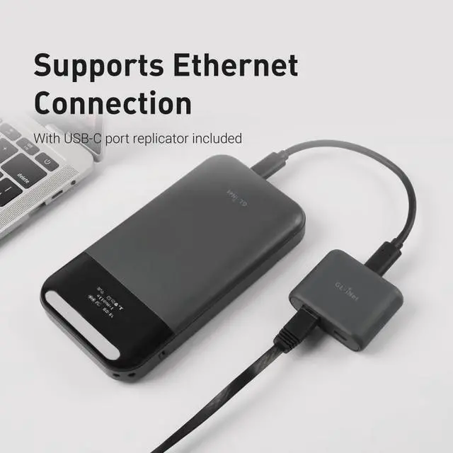 Alt view image 4 of 7 - GL-E750V2 (MUDI) 4G LTE Portable Wi-Fi Hotspot for Travel | Mobile Hotspot Device, OpenWrt, OpenVPN, WireGuard, 7000mAh, Global Version