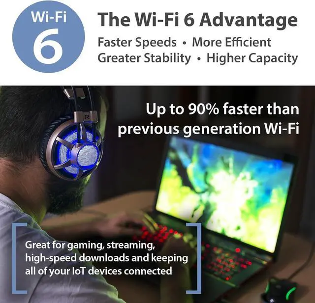 Alt view image 4 of 7 - D-Link AX3000 WiFi 6 Mesh System (2-Pk) - Contemporary Ecofriendly Design - High-Performance - Feature Rich - AI Enabled - Parental Controls  Covers up to 5000 sq. ft  Router (M30/2)