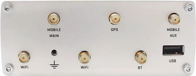 Alt view image 5 of 5 - Teltonika RUTX11100400 Model RUTX11 Industrial Cellular Router; Dual SIM; for use with USA Carriers; Comes with US PSU; WI-FI & BT; 4 x Ethernet Ports; Auto Failover; Aluminum Housing