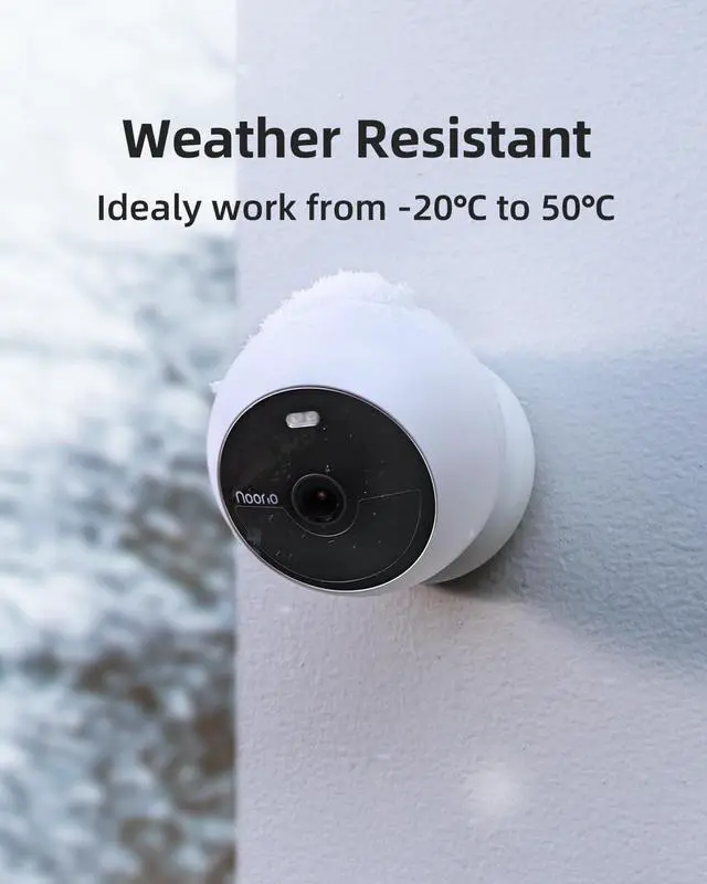 Alt view image 7 of 7 - Noorio Security Camera Wireless Outdoor-B210 2K Cameras House Security Compatible with Solar Panel and Alexa, Magnetic 16G Cameras for Home Security, AI Person Pet Car Motion Detection,No Monthly Fee