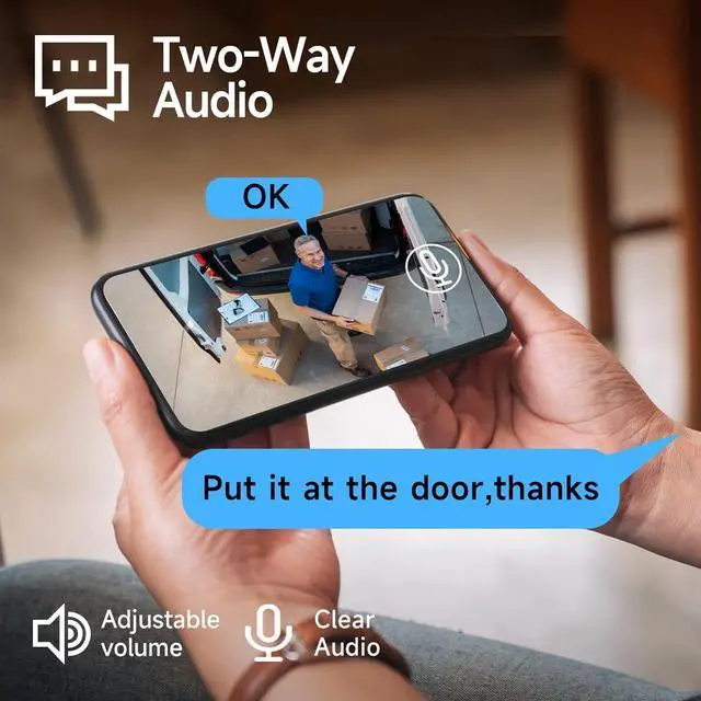 Alt view image 5 of 7 - Gadpiparty Security Cameras Wireless Outdoor 4Pack, 2k WiFi Cameras for Home Security with Solar Panel Battery Powered.AI Motion Siren, Color Night Vision, Spotlight, Waterproof, Cloud/SD Storage,Wor