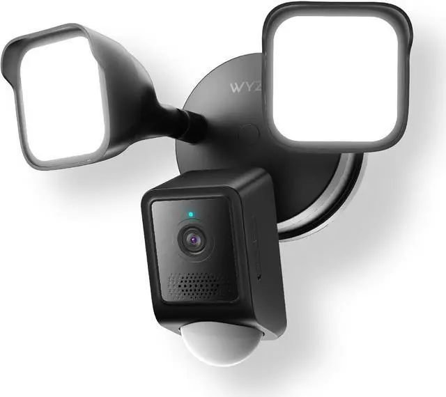 Main image of WYZE Floodlight Camera v2, 2800-Lumen LEDs, 2K HD Outdoor Security Camera, 160° Wide View, Motion Activated Light, 105dB Siren, Cloud & Local Storage, Color Night Vision, for Home Surveillance, Wired