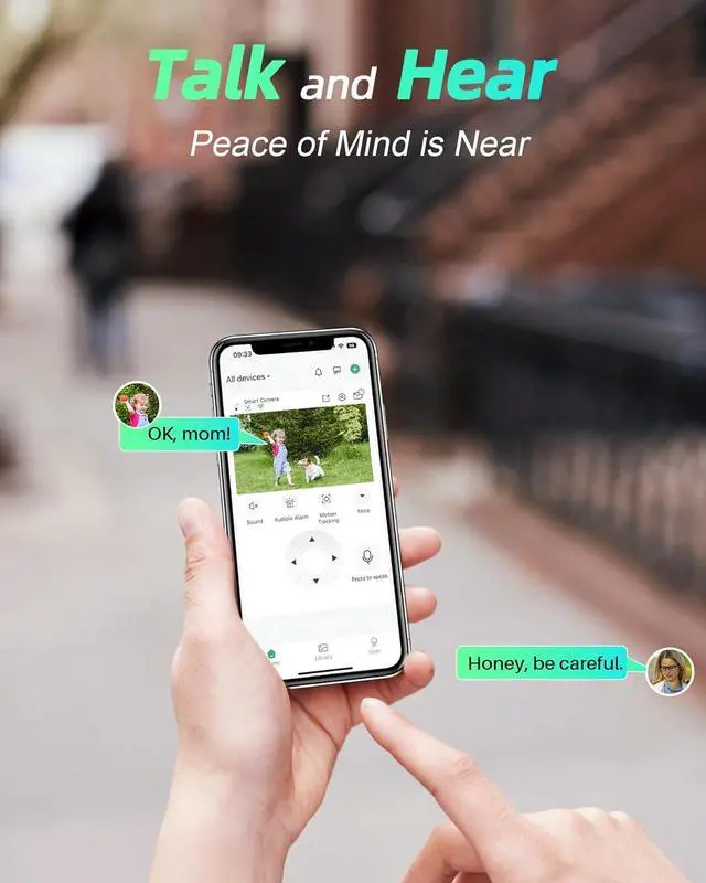 Alt view image 5 of 7 - Solar Security Camera Wireless Outdoor, 360° View Outdoor Cameras for Home Security with AI Motion Detection, 2K Color Night Vision, Two-Way Talk, IP66 Weatherproof, SD/Cloud Storage