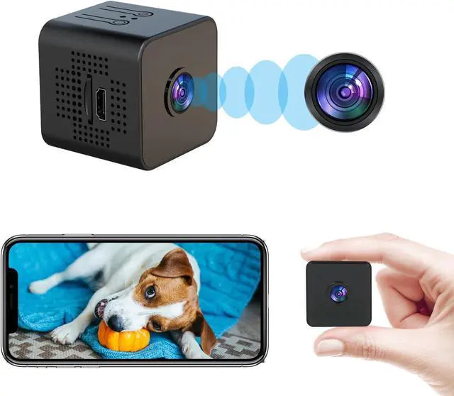 Main image of Mini Camera - Hidden Camera - Micro Camera - Nanny Cam - Small Cameras for Spying - Indoor and Outdoor Camera with Night Vision - Surveillance Camera Full HD WiFi Cameras for Pet/Baby/Nanny with App