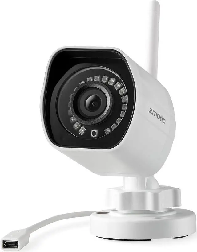Main image of Zmodo 1080p Full HD Outdoor Wireless Security Camera System, Plug-in, Smart Home Indoor Outdoor WiFi IP Camera with Night Vision, Compatible with Alexa
