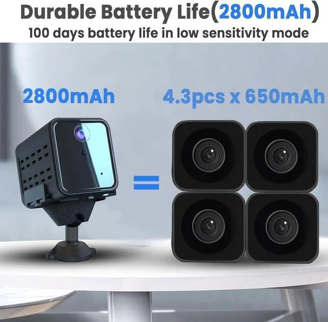 Alt view image 4 of 7 - 2K Cellular Security Camera, No WiFi Camera SIM Card Included, Not Support WiFi, Radar Motion Sensor, FHD 4G Car Security Camera, 15-Day Standby Battery Life, Portable Cellular Camera