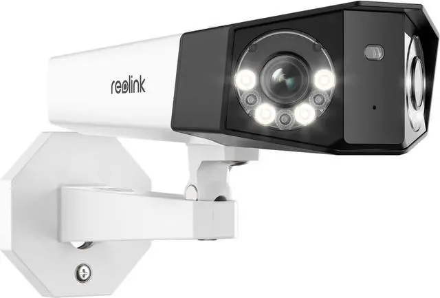 Main image of 4K PoE Security Camera System, Home Outdoor IP Camera in 180 Degree Viewing Angle, Human/Vehicle/Pet Detection, Color Night Vision, Two Way Talk, Up to 256GB microSD Card, Duo 2 PoE