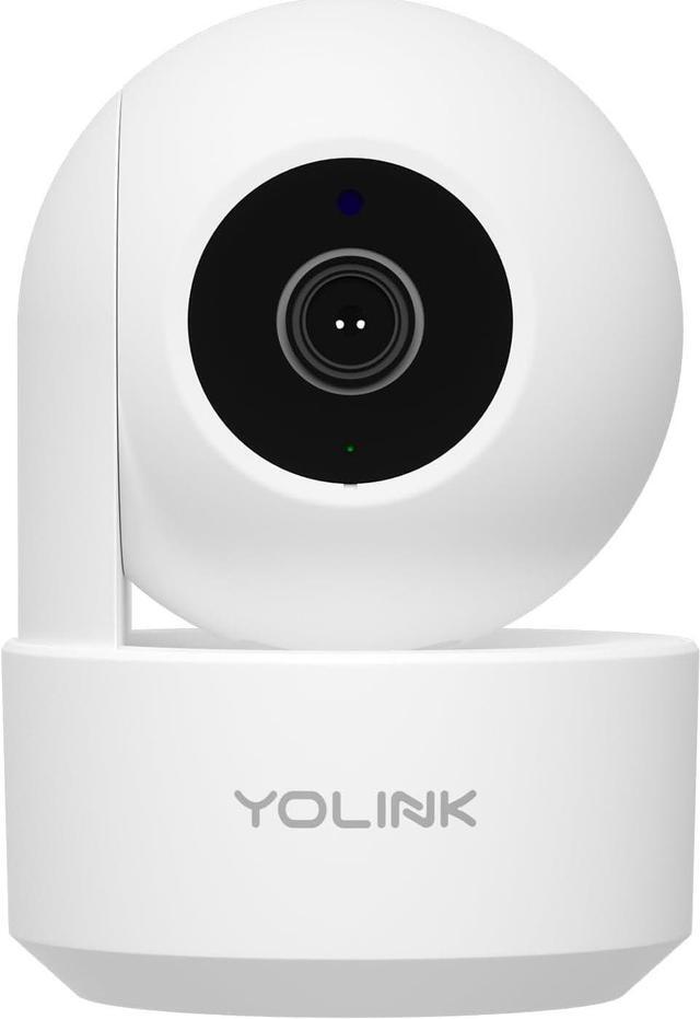 Main image of YoLink Uno Wireless Home Security Camera Indoor, 2.4GHz WiFi Camera for Baby and Pet Monitor, 1080p Dog Camera with Phone App, Night Vision B/W, 2-Way Audio, SD Card Storage, 360°