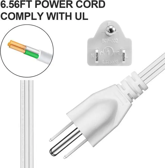 Alt view image 4 of 6 - Recessed Power Strip USB C 20W PD Fast Charge Desk Power Outlet Type C 1 Outlet 2 Quick Charge USB Flush Mounted Long Extension Cord for Nightsand Couch Dorm (White)