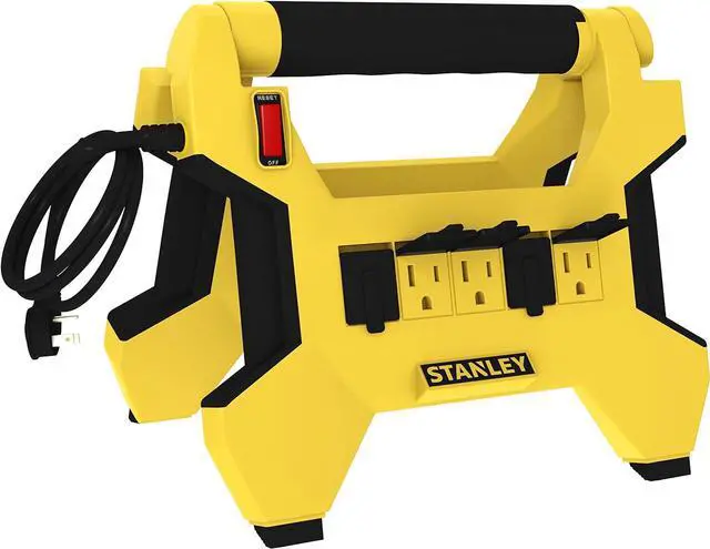 Main image of Stanley 32040 Power Horse Grounded 8- Outlet Upright Power Center