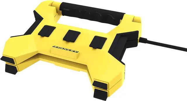 Alt view image 3 of 3 - Stanley 32040 Power Horse Grounded 8- Outlet Upright Power Center