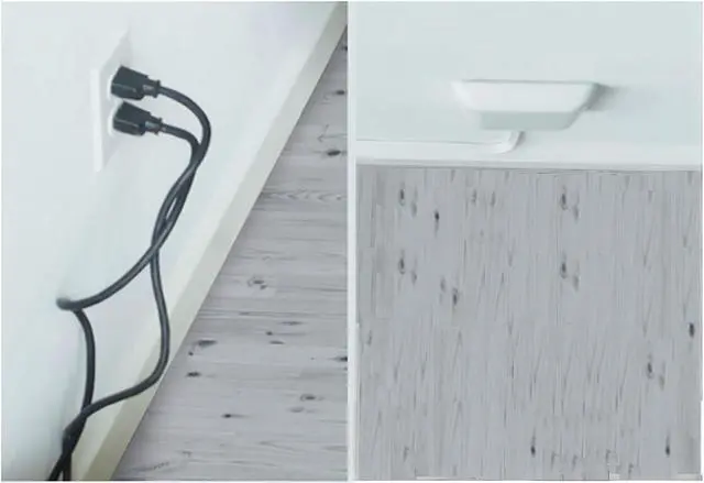Alt view image 6 of 7 - Sleek Socket - The Original & Patented Ultra-Thin Outlet Concealer with Cord Concealer Kit, 3 Outlet, 3-Foot Cord, Universal Size, UL Certified (Ideal for Kitchens, Small Spots & Behind Furniture)
