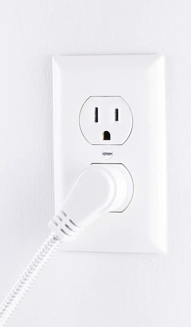 Alt view image 5 of 7 - Jasco Surge Protector Power Strip with USB Charger, 3 Outlets, 2 USB Ports, 2.4A Fast Charging, 8 ft Braided Extension Cord, Flat Plug, 450 Joules, Etl Listed, Gray/White, 41386