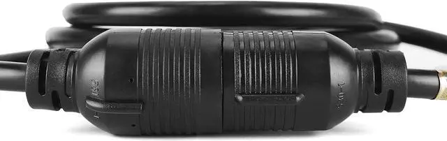 Alt view image 3 of 6 - HENGYI Generator Extension Cord, Heavy Duty Generator Locking Power Cord, Generator 4-Prong, 20 AMP, Black,10FT (L14-20P to L14-20R)