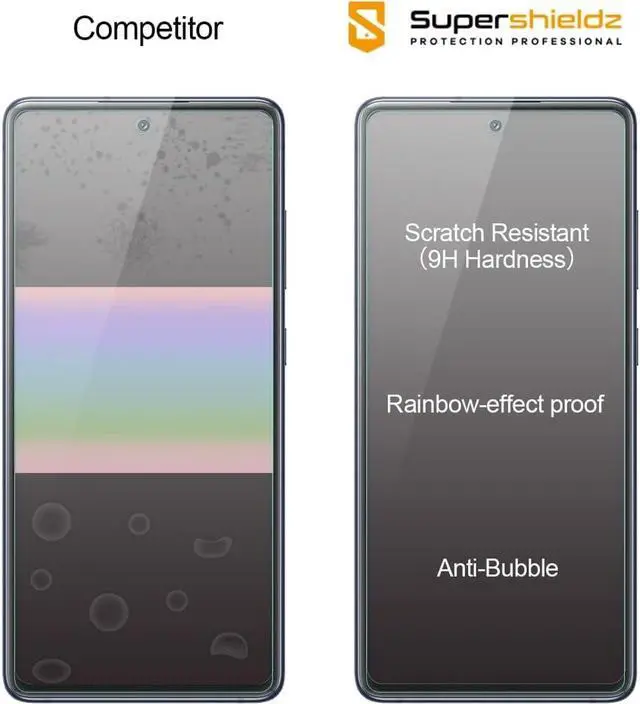 Alt view image 2 of 5 - Supershieldz Designed for Samsung Galaxy S20 FE 5G Tempered Glass Screen Protector, 0.33mm Thick, Anti Scratch, Bubble Free - 3 Pack