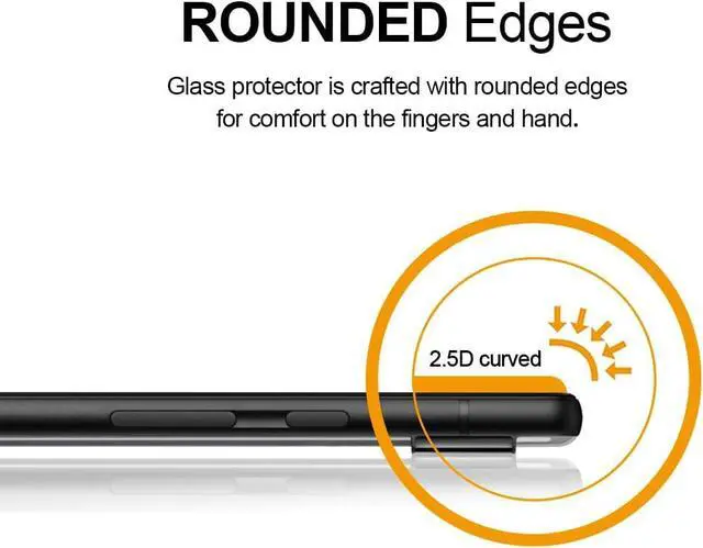 Alt view image 3 of 5 - (3 Pack) Designed for Google Pixel 6a Tempered Glass Screen Protector Anti Scratch Bubble Free