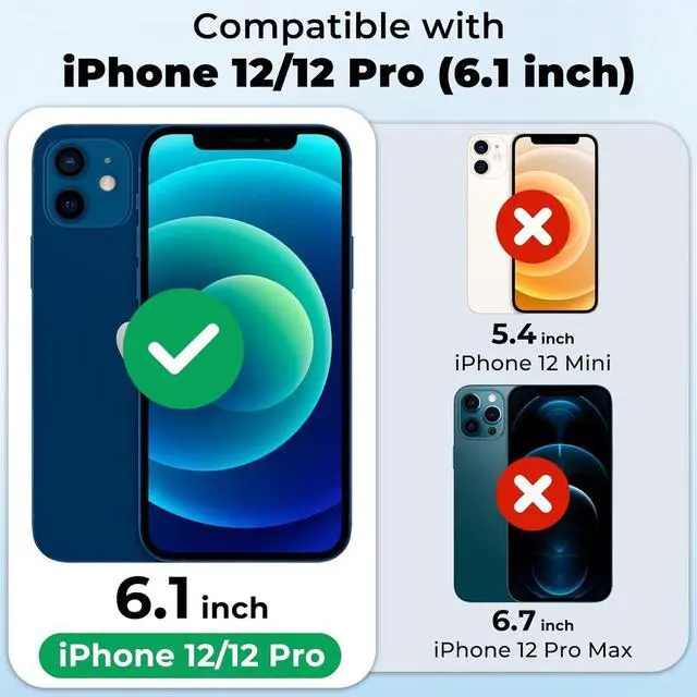Alt view image 7 of 7 - [2 Pack] Privacy Screen Protector for iPhone 12/12 Pro 6.1 inch, Anti-Spy Screen Protector iPhone 12 / iPhone 12 Pro Tempered Glass Film Shatterproof Touch Sensitive Bubble Free