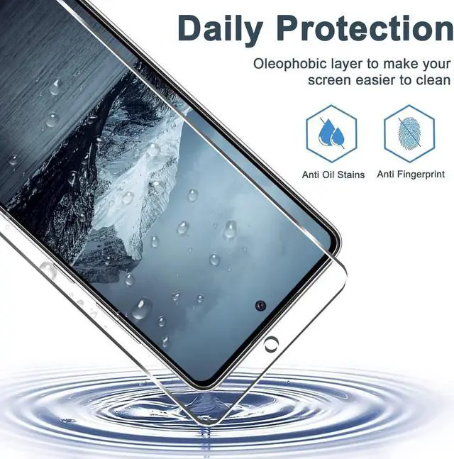 Alt view image 4 of 7 - [3+3 Pack] Galaxy A52 5G Screen Protector + Camera Lens Protector, 9H Tempered Glass Film, Scratch Resistan, Easy Installation, Bubble Free, HD Screen Protector for Samsung Galaxy A52 5G/4G/A52s 5G