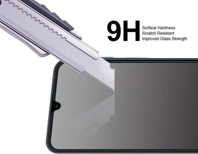 Alt view image 4 of 5 - (2 Pack) Designed for  Galaxy A15 5G Tempered Glass Screen Protector Anti Scratch Bubble Free