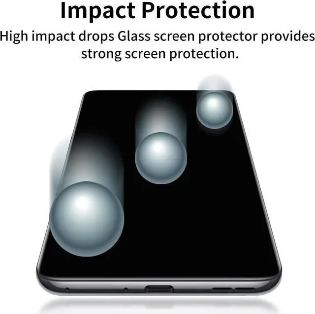 Alt view image 5 of 6 - [4 Pack] Glass Screen Protector Compatible for  Galaxy A03s /Galaxy A03 Core /Galaxy A03[9H Hardness]-HD Screen Tempered Glass Scratch Resistant Easy Install [Case Friendly][Bubble Free]