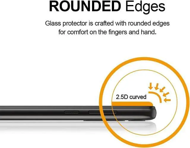 Alt view image 3 of 5 - Supershieldz (3 Pack) Designed for Motorola Moto G Power (2020) Tempered Glass Screen Protector, Anti Scratch, Bubble Free