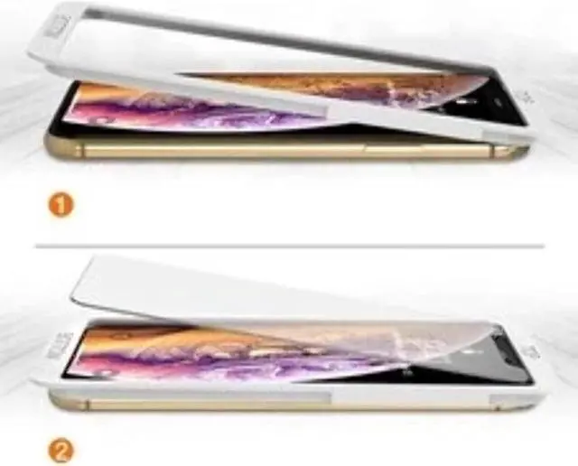 Alt view image 4 of 7 - Trianium Tempered Glass Screen Protector designed for Apple iPhone 11 Pro/iPhone XS/iPhone X 5.8-inch, 3 Pack HD Clarity 0.25mm Film [Alignment Case Tool Included]