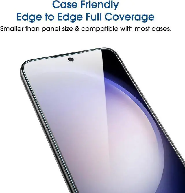 Alt view image 5 of 7 - amFiIm Magnetic Auto-alignment OneTouch Tempered Glass Screen Protector + Camera Lens Protector for Samsung Galaxy S23 FE 6.4", Full Coverage Fingerprint ID Compatible Easy Installation(Reusable)