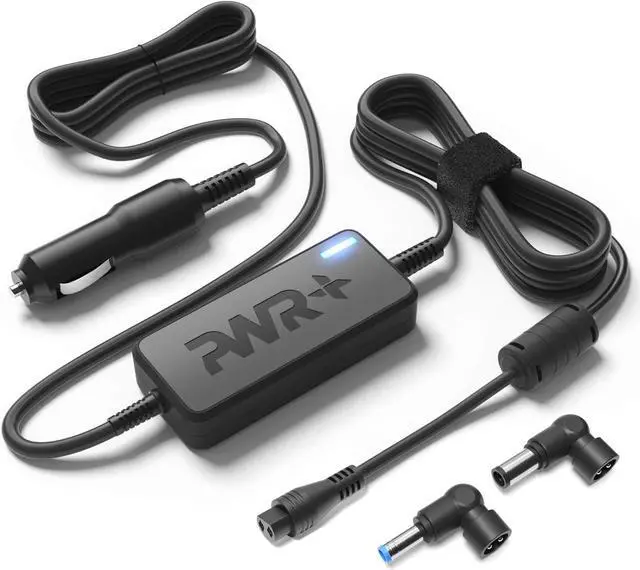 Alt view image 4 of 5 - CAR Charger 90W 65W 45W for HP-Envy-Pavilion Touchsmart-Sleekbook 15 17 M6 M7 Series; Hp Spectre X360, Pro x360 G2; Pavilion X360 EliteBook X360 DC Auto Adapter Power Cord Extra Long 10 Ft