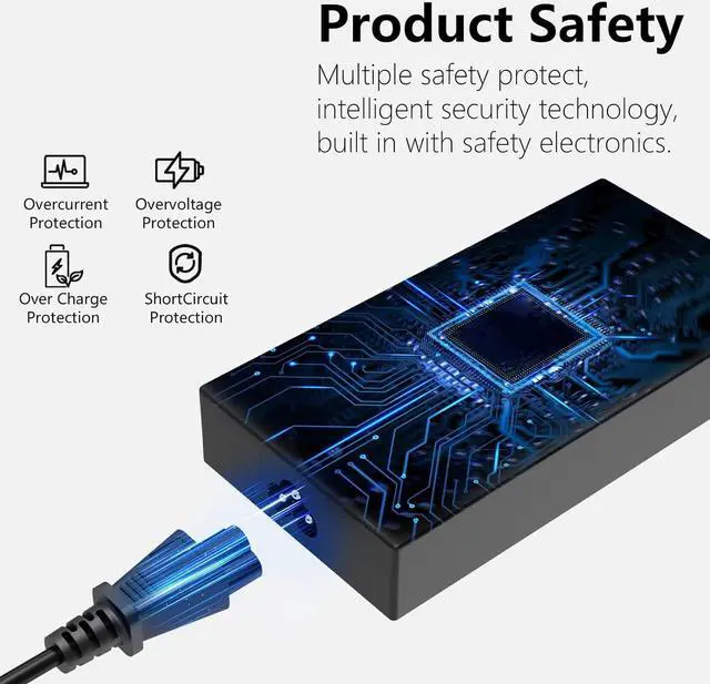 Alt view image 6 of 7 - 180W Predator Charger for Original  Predator Helios 300 PH315-51 PH315-52 PH315-53 PH315-54 PH317-51 G3-571 G3-572 Nitro 5 ADP-180MB K Gaming Laptop