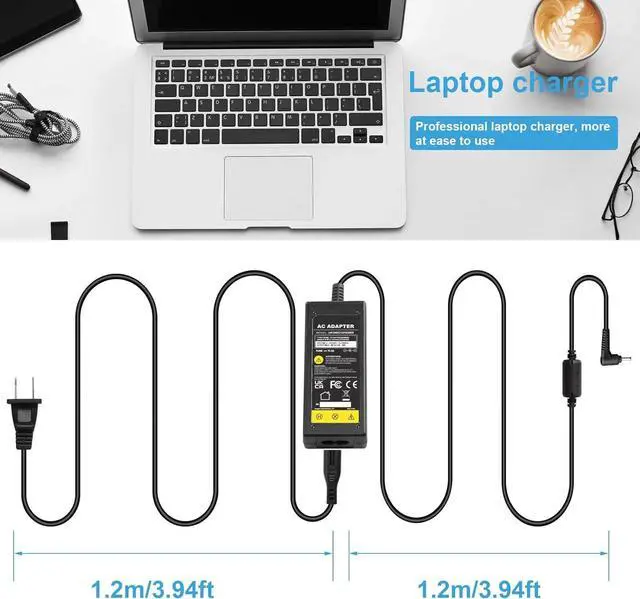 Alt view image 6 of 7 - 40W 19V 2.1A Laptop Adapter Charger for  KSAS0501900200HU GH44-02888B 18.4 Tablet SM-767AZKBATT SMT677AZKBATT SM-T670NZKAXAR SM-T670NZWAXAR SM-T677VZKBVZW SM-T677AZKBATT SMT670NZWAXAR