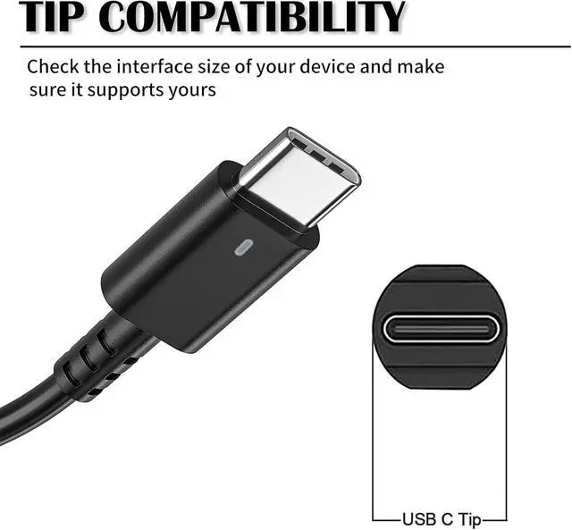 Alt view image 2 of 6 - 130W 100Watt Charger for  130W Laptop Charger USB C Compatible with  XPS 17 15 2in1 9575 9700 9500 9510 Precision 3580 5550 5530 2in1 Latitude 7410 7310 7210 5510 Type C Computer Power Cord