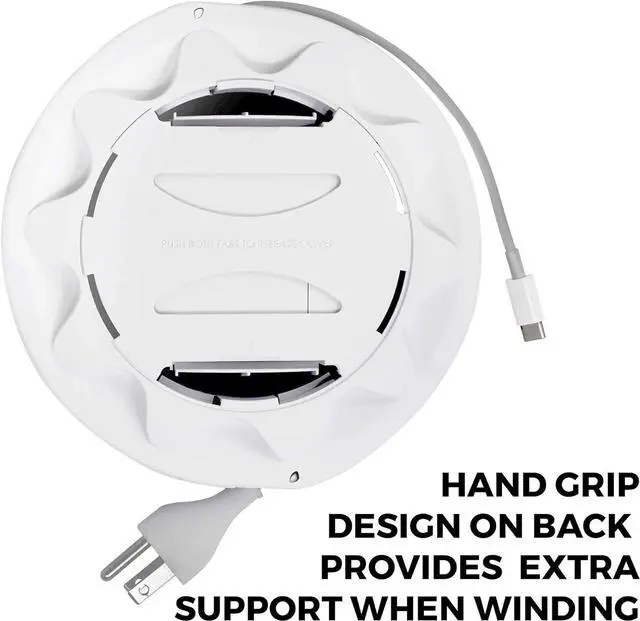 Alt view image 7 of 7 - HumanCentric Cord Winder for Macbook Charger Organizer, Cable Reel for Macbook Chargers, Travel Mac Charging Case for USB-C 29W and 30W, Apple Macbook Pro + Air Power Cord Storage Protector, Small