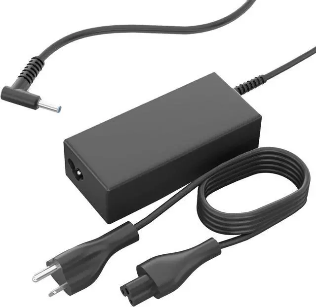 Alt view image 2 of 7 - 45W Laptop Charger Fit for HP 741727-001 HP Pavilion x360 15-f272wm 15-f233wm 15-f222wm 15-f211wm 740015-001 l25296-001 213349-009 HSTNN-LA40 19.5V 2.31A Blue Tip Smart Power AC Adapter
