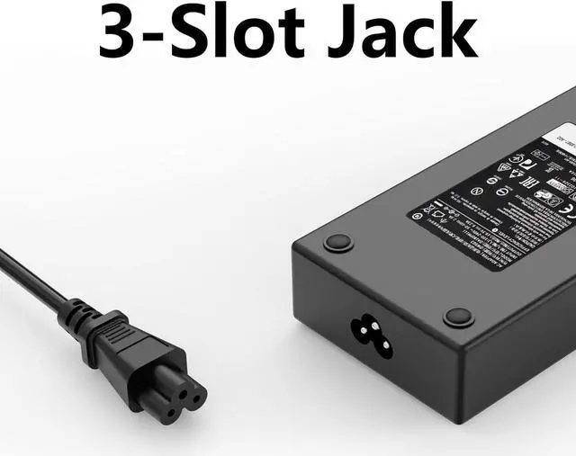 Alt view image 4 of 7 - AC Adapter Fit for Dell 15 17 G5 (5587/5590) G3 (3579/3379/3590) G7 (7588/7590/7790) Alienware M13 M15 M17 M14x M15x M17x Area-51m DA180PM111 Laptop AC Charger