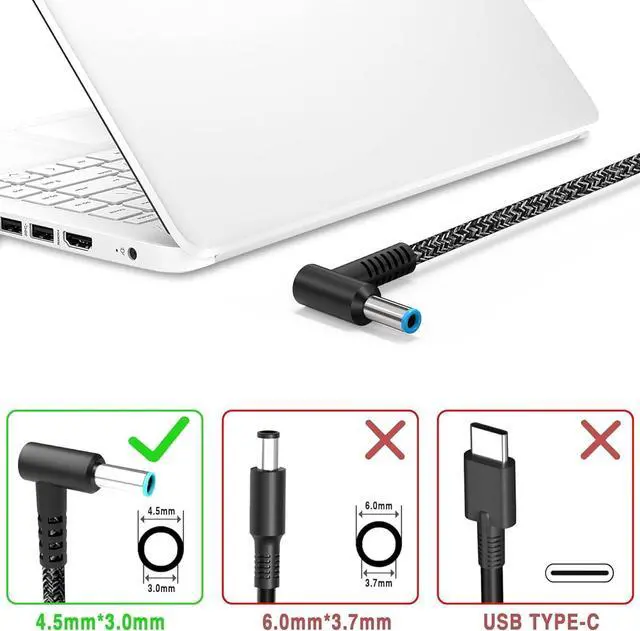 Alt view image 3 of 7 - 200W 19.5V 10.3A Laptop Charger for HP Omen Pavilion Gaming 15 16 17 15t 17t,ZBook Fury Create Studio 15 17 G3 G4 G5 G6 G7 G8 G9,L00818-850 TPN-DA10 L00895-003 AC Adapter Power Supply Cord
