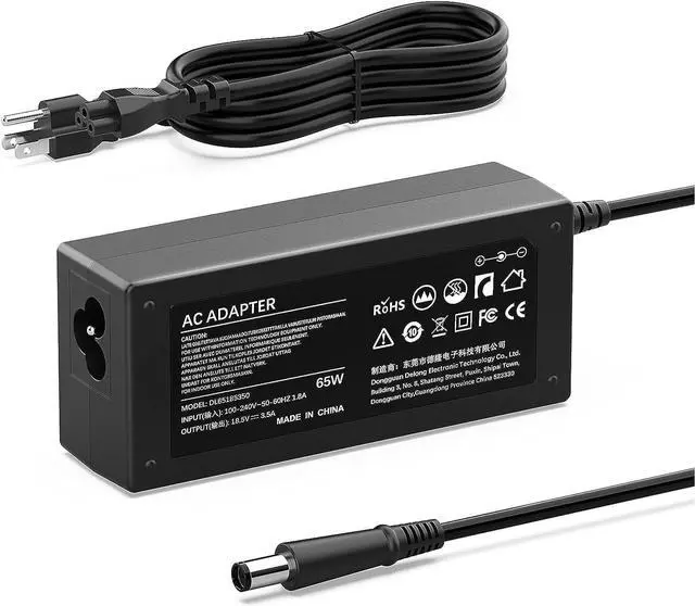 Main image of Laptop Charger for HP EliteBook 745 820 840 850 G1 G2; Probook 430 440 450 455 G1 G2; HP G42 G50 G56 G60 G61 G62 G71 G72 Power Supply Cord