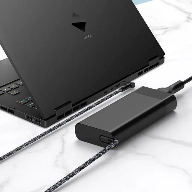 Alt view image 4 of 7 - 200W Laptop Charger Fit for Original HP Omen Pavilion Gaming 15 16 17 15t 17t ZBook Fury Create Studio 15 17 G3 G4 G5 G6 G7 G8 Envy 15 2020 TPN-DA10 L00818-850 Power Supply Cord AC Adapter