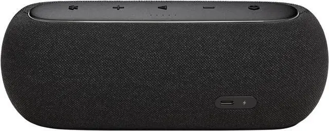 Alt view image 3 of 7 - Harman Kardon Luna Speaker - Portable Bluetooth Speaker, IP67 Waterproof and Dustproof with Built in Battery (Black)