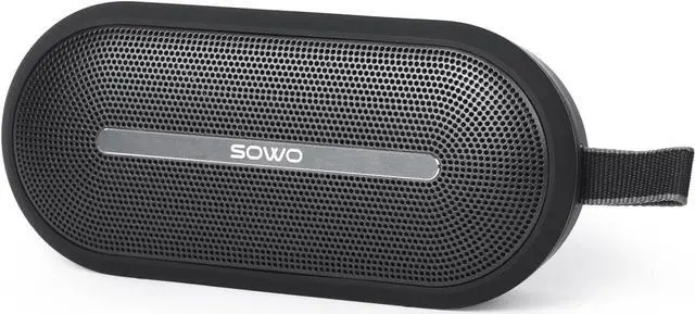 Main image of SOWO Portable Bluetooth Speaker with Powerful Bass - Wireless Speaker with Partyboom Technology - 30W, IP67 Waterproof - Stereo Sound for Outdoor, Camping and Travel Use - Black