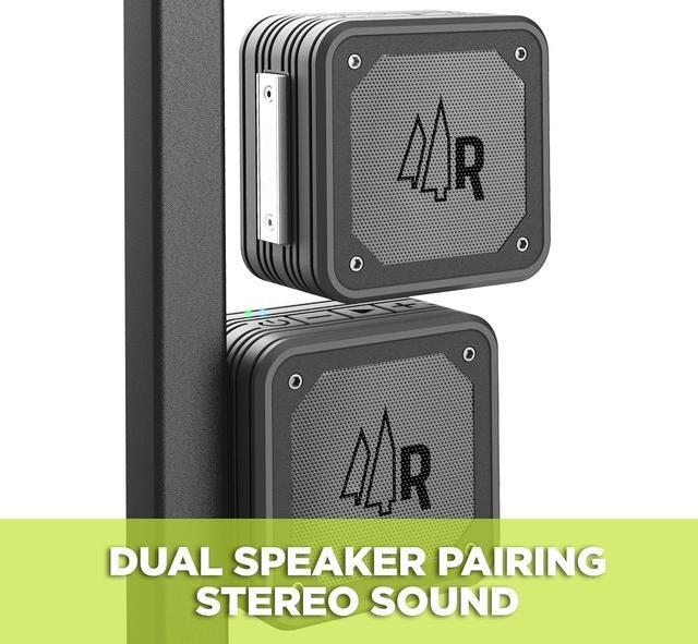 Alt view image 2 of 7 - Magnetic Wireless Bluetooth Speaker for Golf Carts with Protective EVA Carrying Case (Waterproof IPX6) with Magnet Bar Mount - Portable for Travel, Job Sites and Golfing (1)