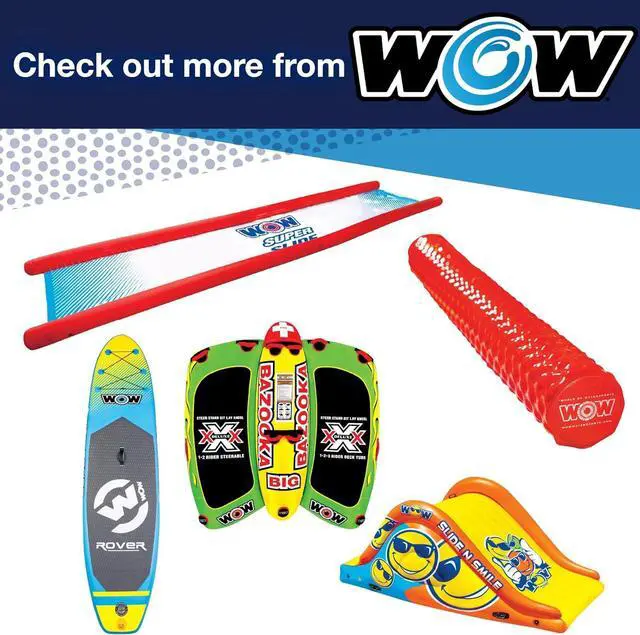 Alt view image 5 of 5 - WOW World of Watersports WOW-SOUND Speaker, Bluetooth, Waterproof, Shockproof, Floating Speaker, with Long Battery Life, LED Lights, and Cup Holder (BLUE)