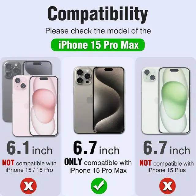 Alt view image 2 of 7 - Nillkin for iPhone 15 Pro Max Case Magsafe, [Sliding Camera Cover] [Drop Protection] [Thin Slim Fit] Protective Lightweight Cover Shockproof Magnetic Phone Case for iPhone 15 Pro Max 6.7 inch, Blue