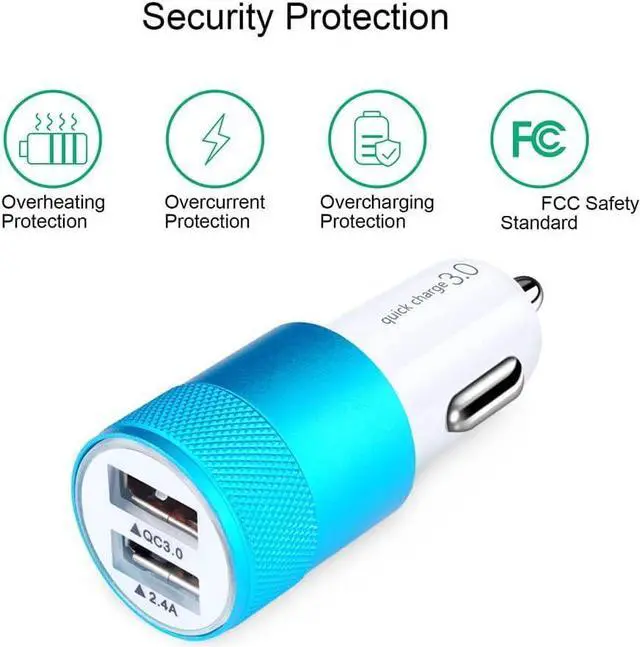 Alt view image 4 of 7 - Quick Charge 3.0 Fast Phone Charger for Google Pixel 9a, 9, 9 Pro XL Fold, Samsung Galaxy A56 A36 A26 A16 A55 A35 A15 A53 5G A71 A51 A52 A42 A32 A12 A13 A14 A23 5G A03s A04s A41 A31 A21