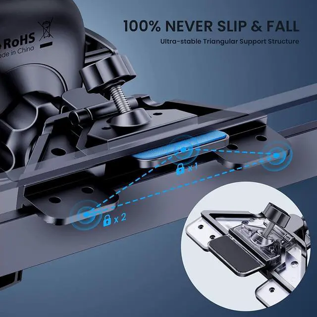 Alt view image 3 of 6 - TICILFO Phone Mount for Car Phone Holder Mount Upgraded Metal CD Slot Phone Holder Car Cell Phone Holder Thick Cases Friendly iPhone Holder for Car Mount for CD Player Fit for All iPhone Smartphone