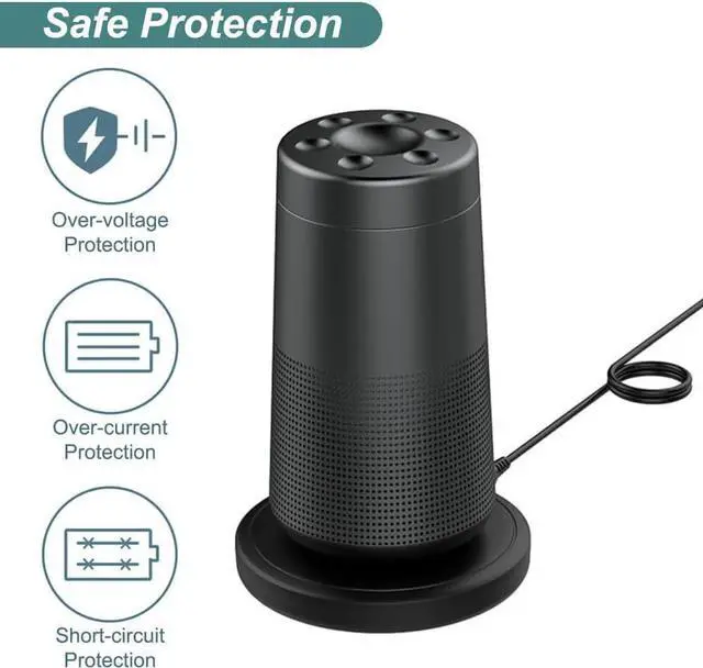 Alt view image 5 of 6 - Charger for Bose Soundlink Revolve/Revolve+ (Series ii), Charging Cradle Dock with USB Cable for Bose Soundlink Portable Speaker